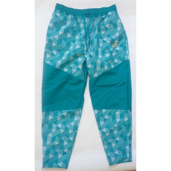 Serena Williams Nike Teal Geometric Track Pants - Picture 1 of 7
